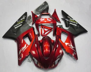 Red Black Fairing Kit for Yamaha YZF R1 1998 1999 ABS Injection Molded Bodywork - Picture 1 of 3