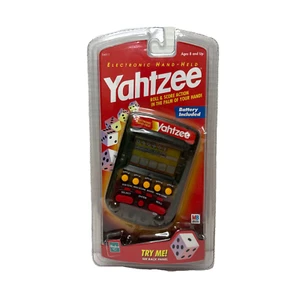 NEW Yahtzee Electronic Handheld Game 1999 Milton Bradley Hasbro *needs battery* - Picture 1 of 4
