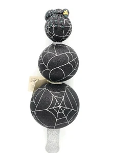 Patricia Breen Web Master Black Spider Web Finial Halloween Holiday Tree Topper - Picture 1 of 9