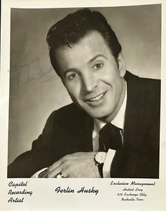 FERLIN HUSKY AUTOGRAPHED VINTAGE HAND- SIGNED PHOTO - THE BEST ON EBAY! - Picture 1 of 2