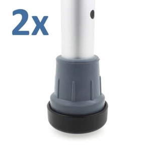 2x Zimmer Walking Frame Glides - Fits Over 45mm Base Ferrule for Easy Movement - Picture 1 of 4