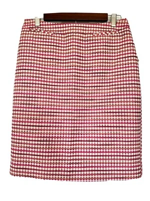 halogen womens Geometric Pattern pencil skirt Pink Print size 6 - Image 1 of 4