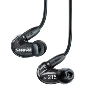 Shure SE215 In-Ear Professional Sound Isolating Headphones Wired Black Earbuds - Picture 1 of 3