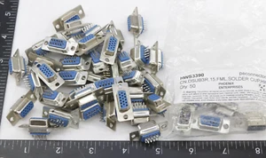 (42) DB15 Buchse Lötgehäuse - überwiegend Phoenix HWS3390 NEU Schüttgut, keine Verpackung - Bild 1 von 1