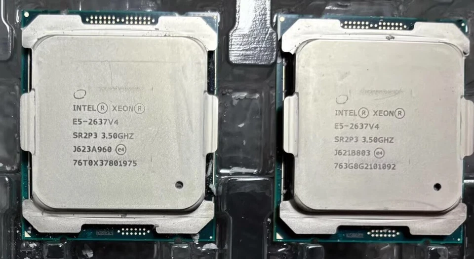 2 pezzi CPU Intel Xeon E5-2683 V4 E5-2667 V4 E5-2643 V4 E5-2637V4 LGA2011-3 - Immagine 1 di 1
