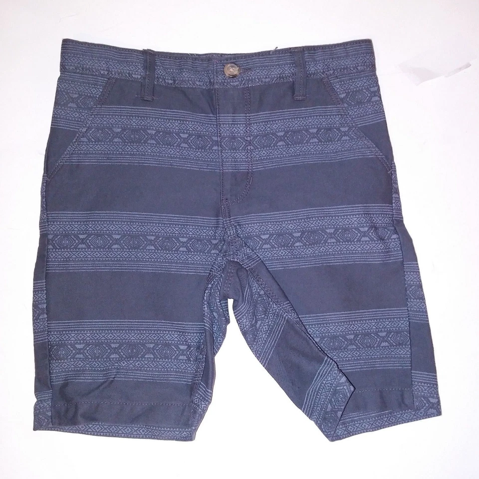 Route 66 Boys Shorts Size 7 Gray Tribal Bottoms Kids New - Image 1 of 4