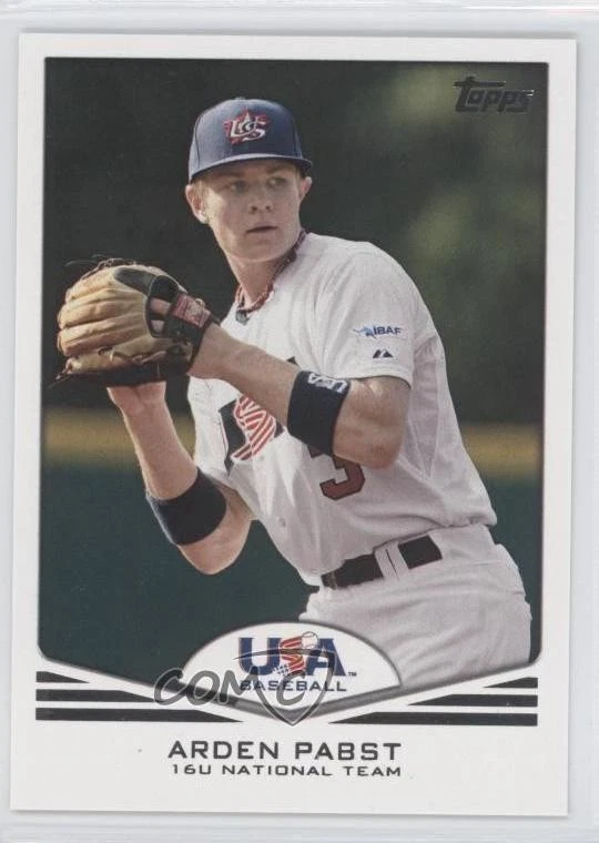 2011 Topps USA Baseball Team Arden Pabst #USA-35 - Image 1 of 2