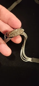 RARA Splendida Collana Slip "Keep Collective" Druzy Geo Barra Scorrevole - SPARKLY - Foto 1 di 11