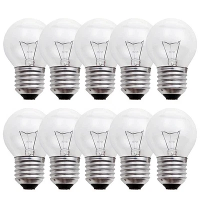 10x Bombilla Gota 25W E27 CLARA Bombilla 25W Bombillas P45 Bombillas - Imagen 1 de 2