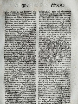 Original Inkunabel Blatt Bonaventura Straßburg Husner  1495 - Image 1 of 4
