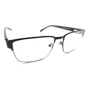 Armani Exchange AX 1019 6063 Black Rectangle Eyeglasses Frames 54-17 140 Unisex - Picture 1 of 12