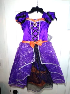 Disney Store Minnie Mouse Halloween Niñas Bruja Disfraz Vestido Talla 7/8 Púrpura Nuevo con Etiquetas - Imagen 1 de 16