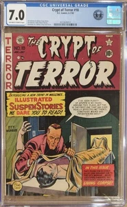 Crypt of Terror #18 CGC 7.0 Roger Hill Collection EC 1950 Johnny Craig - Picture 1 of 2