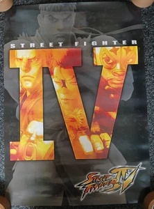 STREET FIGHTER IV ARCADE POSTER PROMO CAPCOM - Picture 1 of 1