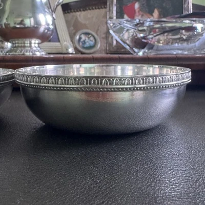 Christofle silver plate  malmaison 4 bowl 12 cm diameter - Image 1 of 4