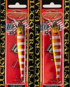 (LOTE DE 2) PUNTERO FLASH LUCKY CRAFT 100 3/8 OZ FPT100-301 MAG HEAT UP BRANQUIAS I8265 - Imagen 1 de 3