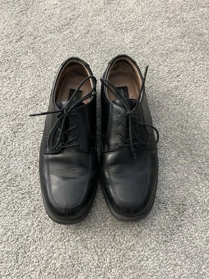 МУЖСКИЕ ИЗ НАТУРАЛЬНОЙ КОЖИ ЧЕРНЫЙ OXFORD СТИЛЬ ТУФЛИ / ЛОФЕРЫ - РАЗМЕР 8,5 М 8-1/2 - Изображение 1 из 4