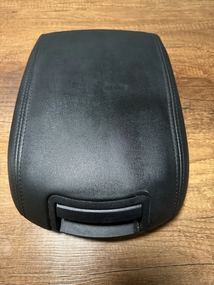 Ford Taurus 2011-2019 consola central tapa reposabrazos reposabrazos cuero negro OEM A192 Foto 1 de 4