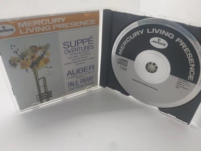 SUPPE: OVERTURES CD (1992) AUBER BRONZE USA FULL  SILVER  NO IFPI  Foto 1 de 3
