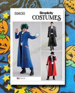 Simplicity 9630 Costume Coat Jacket Sewing Pattern s9630 sizes 44-52 uncut - Picture 1 of 9