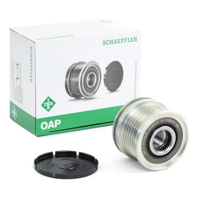 OEM INA Alternator Freewheel Clutch Pulley Fits Audi Porsche Seat VW 535012410 - Image 1 of 4