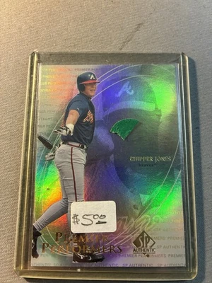 2000 SP Authentic Premier Performers #PP6 Chipper Jones Atlanta Braves - Image 1 of 2