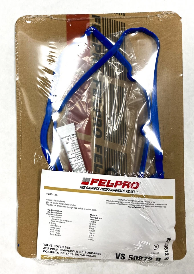 Conjunto de junta de tampa de válvula de motor Fel-Pro VS 50872 R para FORD vários veículos - Imagem 1 de 2
