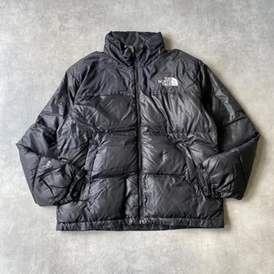 The North Face Nuptse Down Jacket 700 Fill Vintage M Black 15557 - Picture 1 of 10