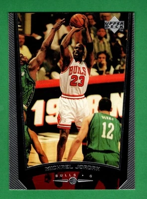 1998-99 Upper Deck #230c Michael Jordan Chicago Bulls Salón de la fama Foto 1 de 2