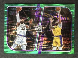 Amortiguador verde Donruss Optic #1 Anthony Davis / LeBron James Illusions 2023-24 - Imagen 1 de 2