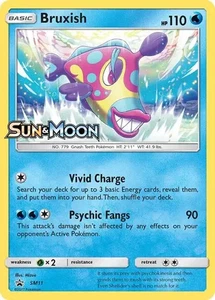 Tarjeta Pokémon promocional Bruxish SM11 Sun & Moon casi nueva - Imagen 1 de 1