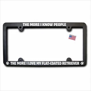 More I Love My FLAT-COATED RETRIEVER License Frame (T2) - Picture 1 of 1