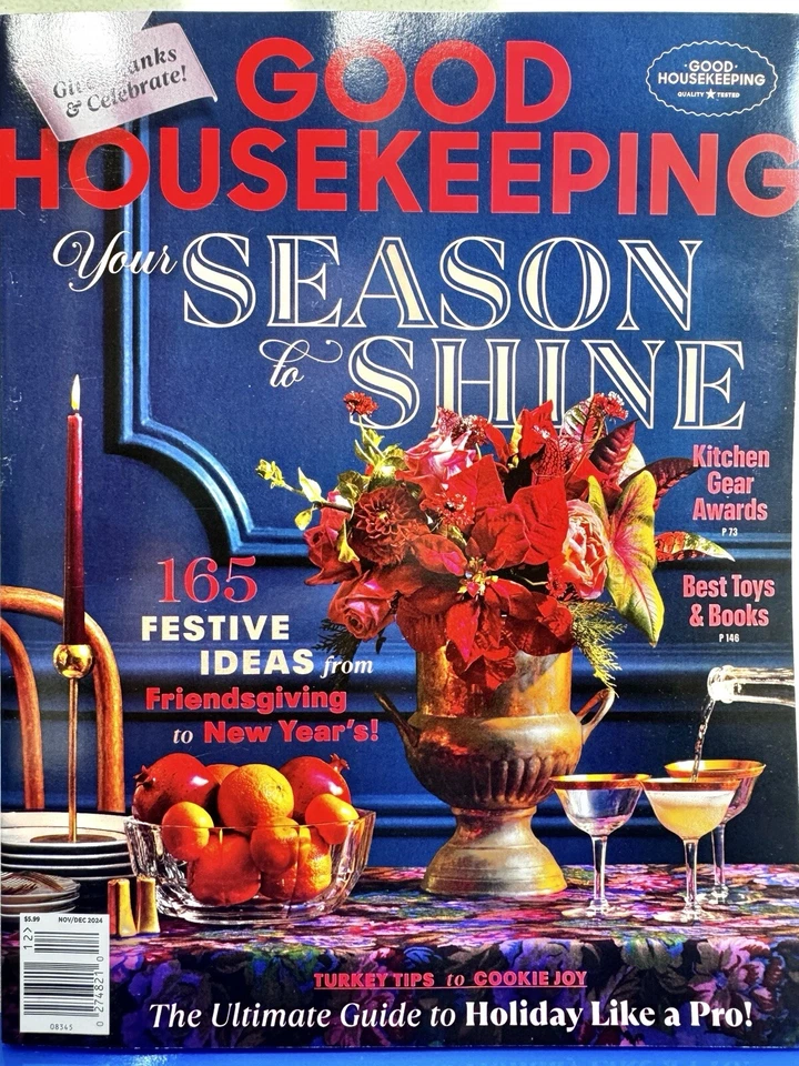 GOOD HOUSEKEEPING MAGAZINE - NOVEMBER / DECEMBER 2024 - YOUR SEASON TO SHINE - Image 1 of 1