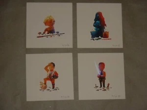 Olly Moss Star Wars The Force Awakens art print set movie - Picture 1 of 7