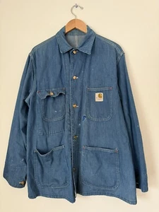 Vintage 1970s Carhartt Denim Barn Jacket - Picture 1 of 8