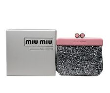 MIUMIU Sequins Zero Wallet Cosmetic Mouth Red Bag Small Handbag