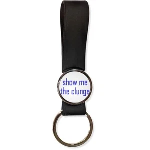 Show Me The Clunge Silicone Loop Key Ring (35mm x 120mm) - Picture 1 of 8
