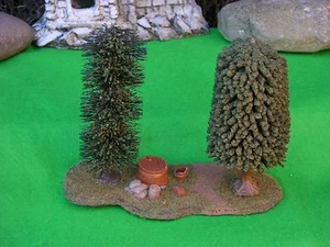 WARHAMMER SCENERY , WOOD SET #5 - Picture 1 of 3