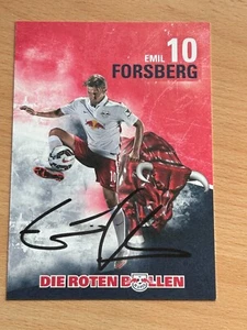 Emil Forsberg - RB Leipzig - Autogrammkarte original signiert - #2254 - Bild 1 von 1
