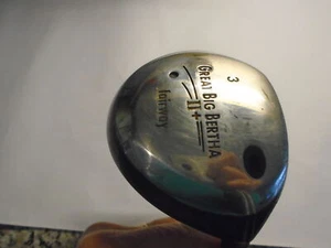 PRE~LOVED CALLAWAY GREAT BIG BERTHA FAIRWAY 3 WOOD ~ FIRM FLEX ~ GRAPHITE SHAFT. - Picture 1 of 7