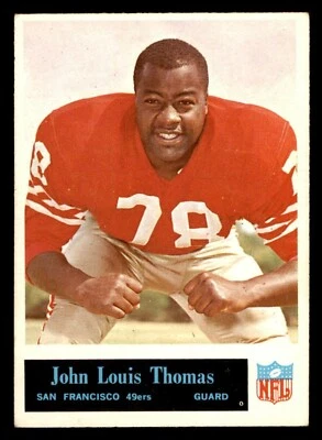 1965 Philadelphia Football #181 John Thomas VG/EX *d2 - Image 1 of 2