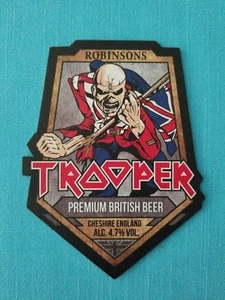 Iron Maiden - "Trooper" Beer Mat / Coaster    New Label - Picture 1 of 2