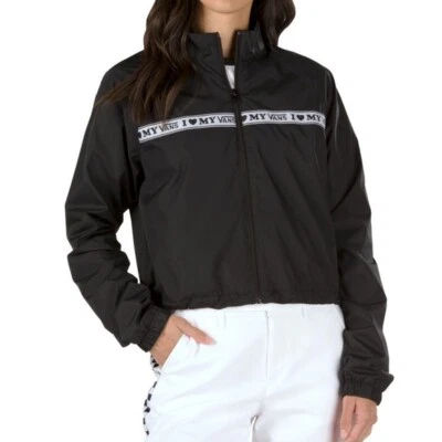Vans Women's My Vans MTE Black Windbreaker (VNOA3UN2BLK) Sizes L & XL  - Image 1 of 4