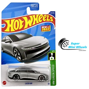Hot Wheels 2022 #147 - Lucid Air (Silver) - Picture 1 of 2