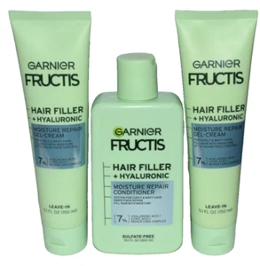 Garnier Fructis Hair Filler Hyaluron Moisture Repair Conditioner 2 Gel Cremes - Bild 1 von 11