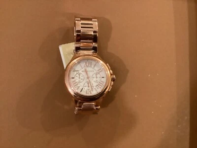 MICHAEL KORS Women's Camille Chronograph Watch, rose gold tone, stainless steel. - Image 1 of 4