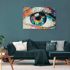 Abstract Eye Warm Colors Giant Size 140x75cm Quality Wall Art Pint Unframed