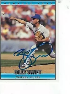 Donruss #260 1992 firmado por Bill Swift - Seattle Mariners - Imagen 1 de 1