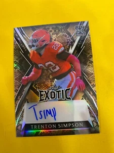 DA76315 2023 Leaf Exotic Prismatic Snake #BATS1 Trenton Simpson RC AUTO #06/13 - Picture 1 of 2