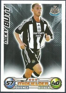 TOPPS MATCH ATTAX 2008-09-NEWCASTLE UNITED-NICKY BUTT - Picture 1 of 1